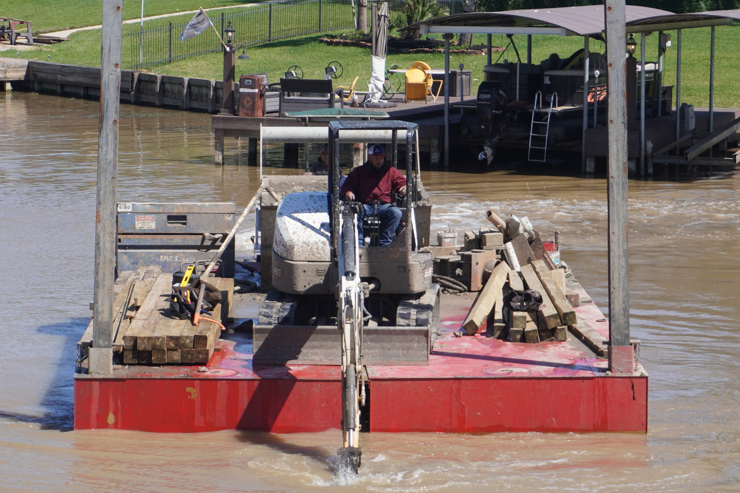 Our Process 4 G&C dock crew installing dock boards