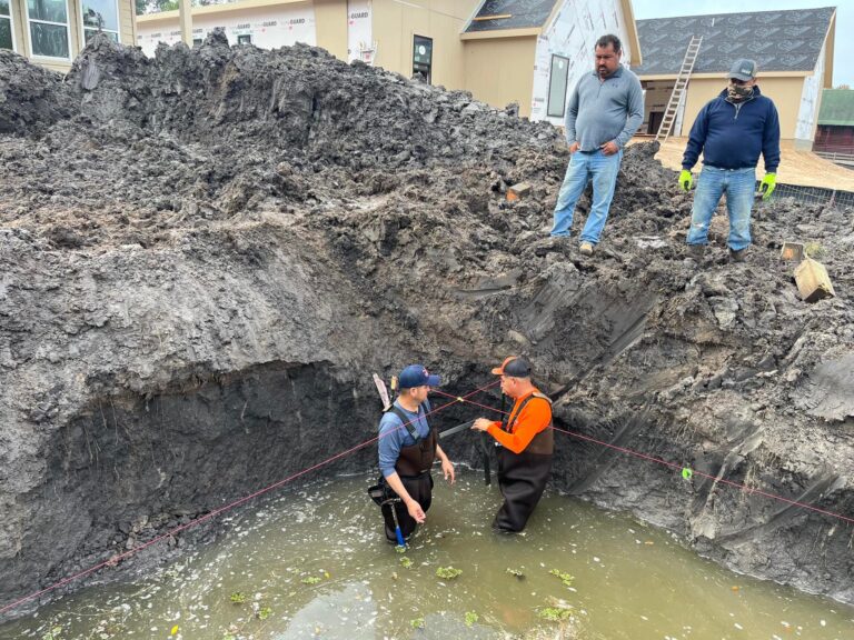 Excavation Bulkhead Installation Crew