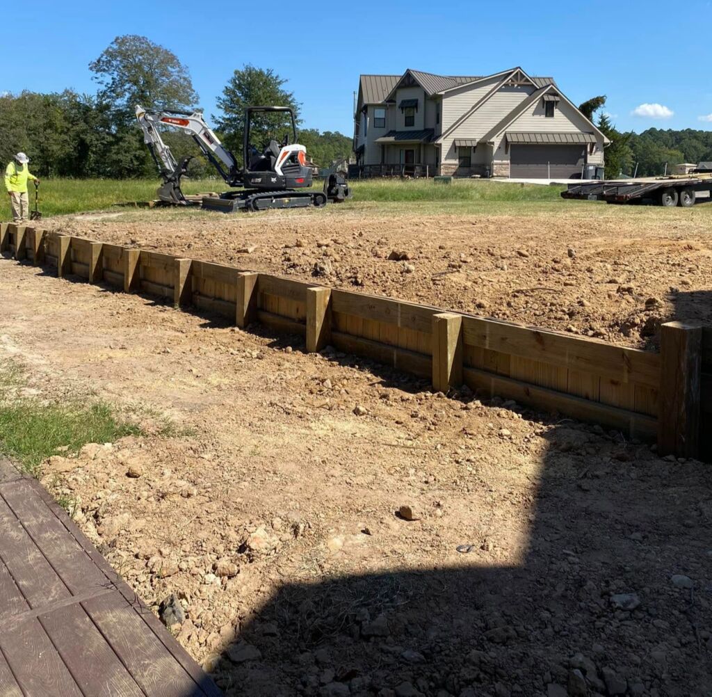Home 14 Wood Retaining Wall Framing Residential Construction